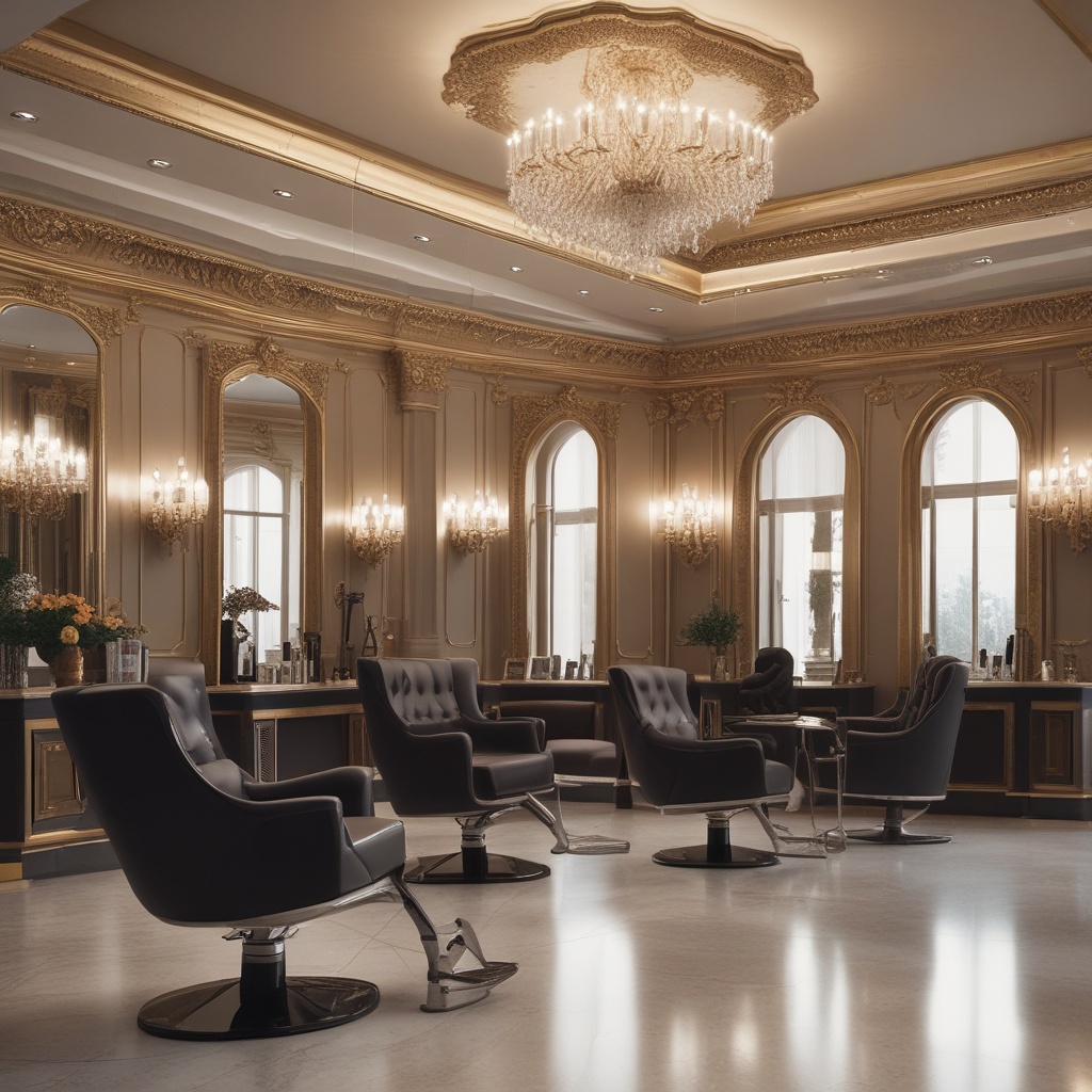 Luxurious salon interior